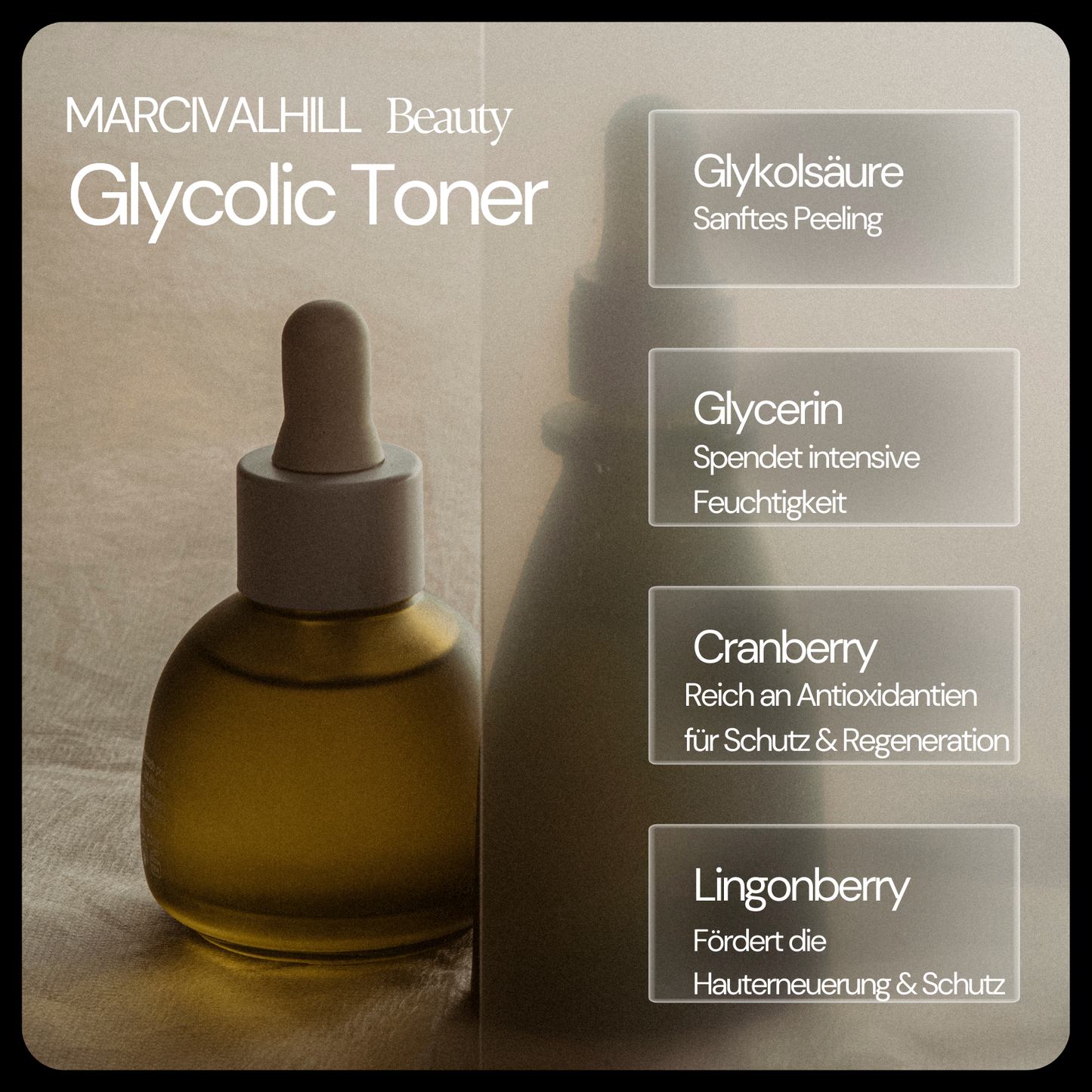 Marcival Hill Clear Skin: Glycolic Acid Exfoliating Toner