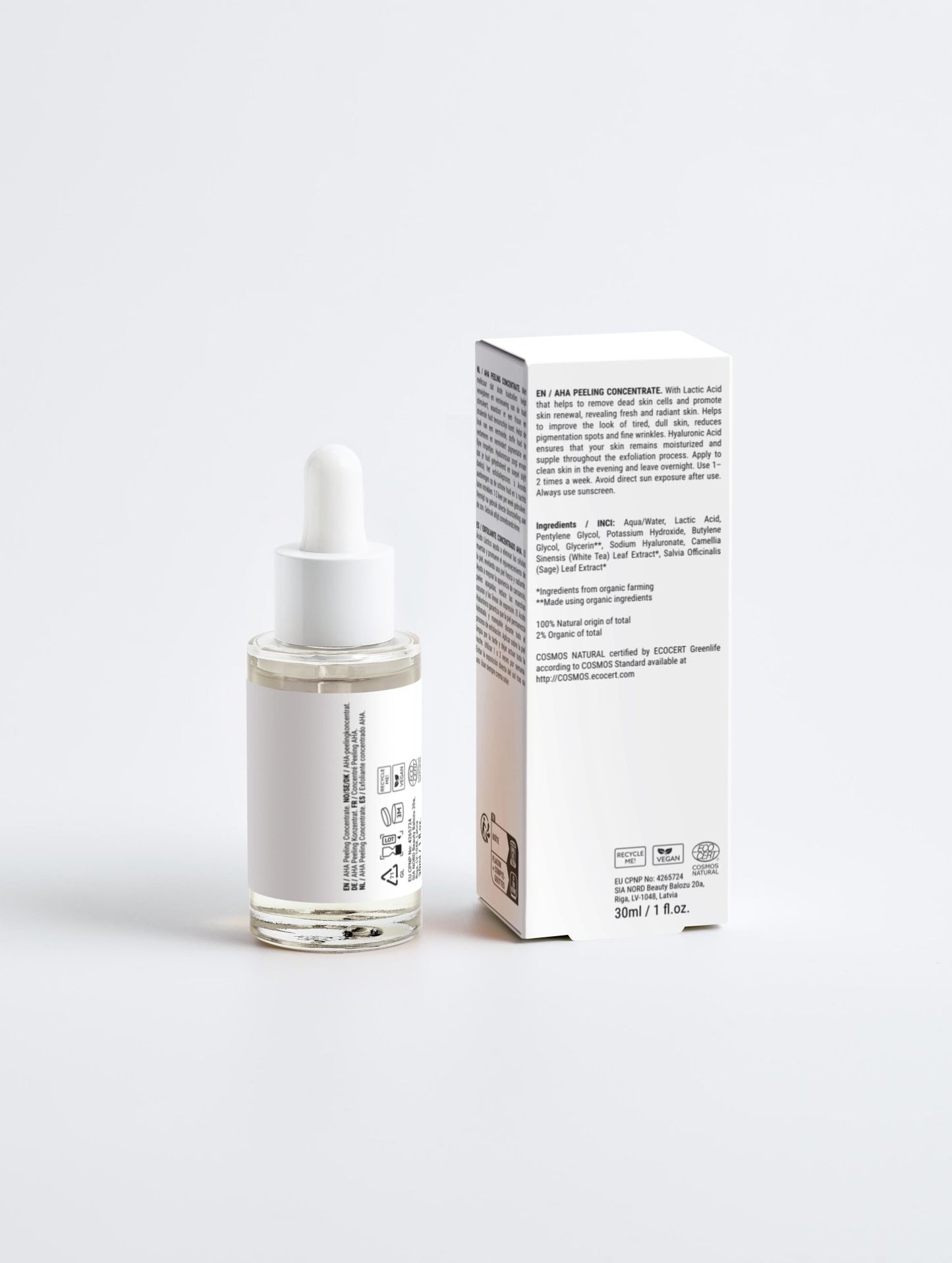 10% AHA + 1%HA Peeling-Serum