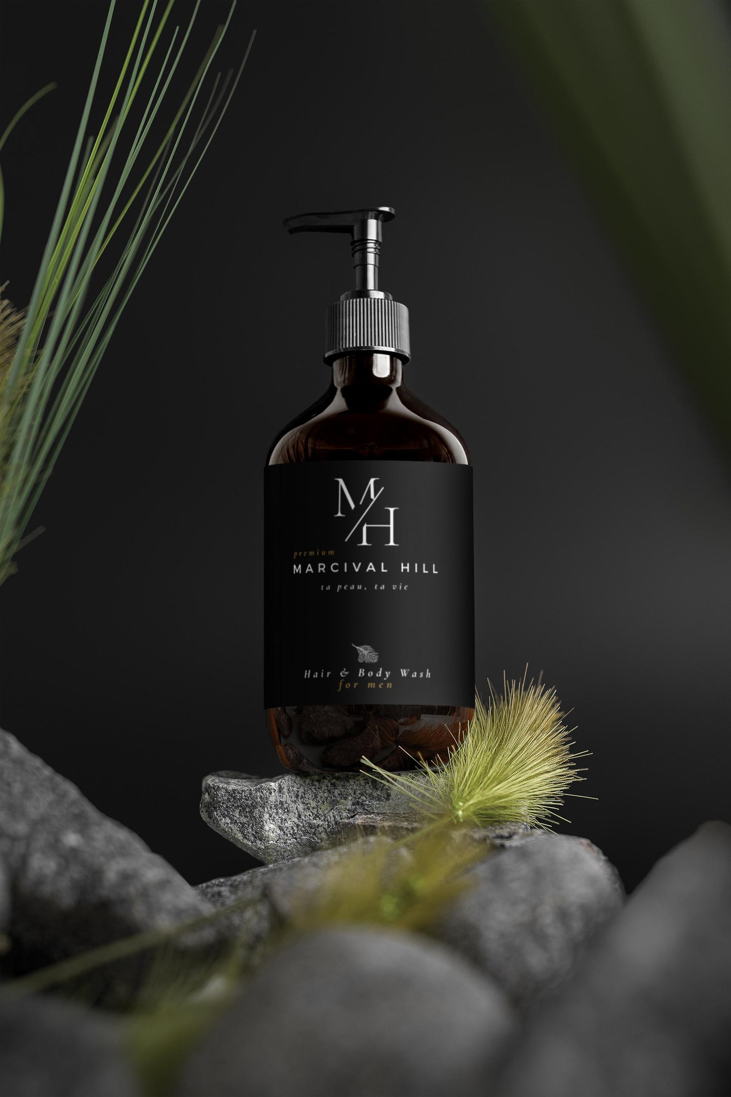 Marcival Hill Premium Hair & Body Wash for men