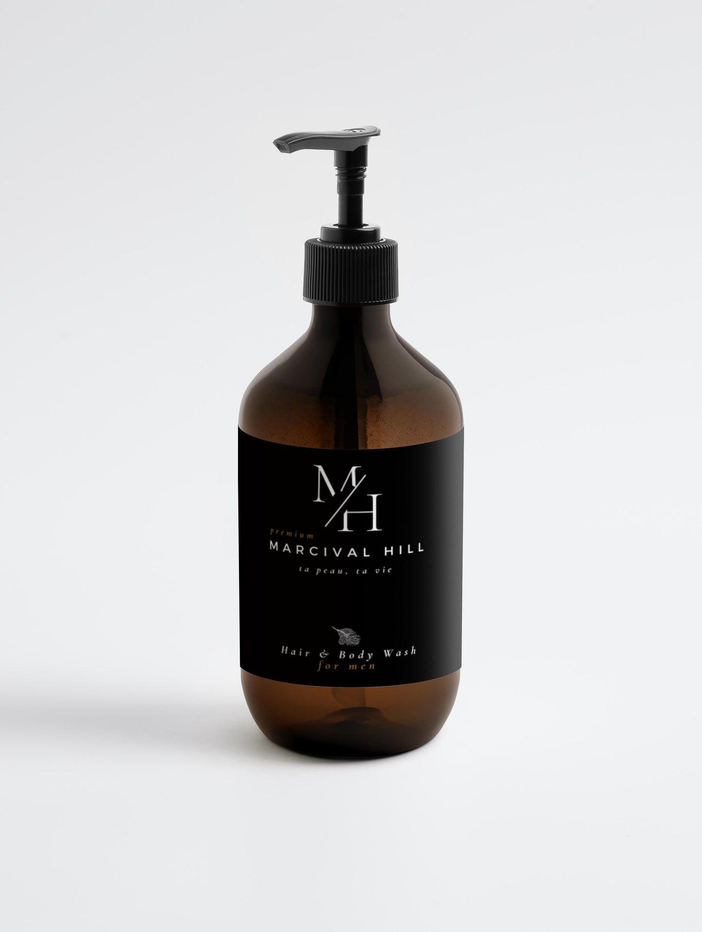 Marcival Hill Premium Hair & Body Wash for men