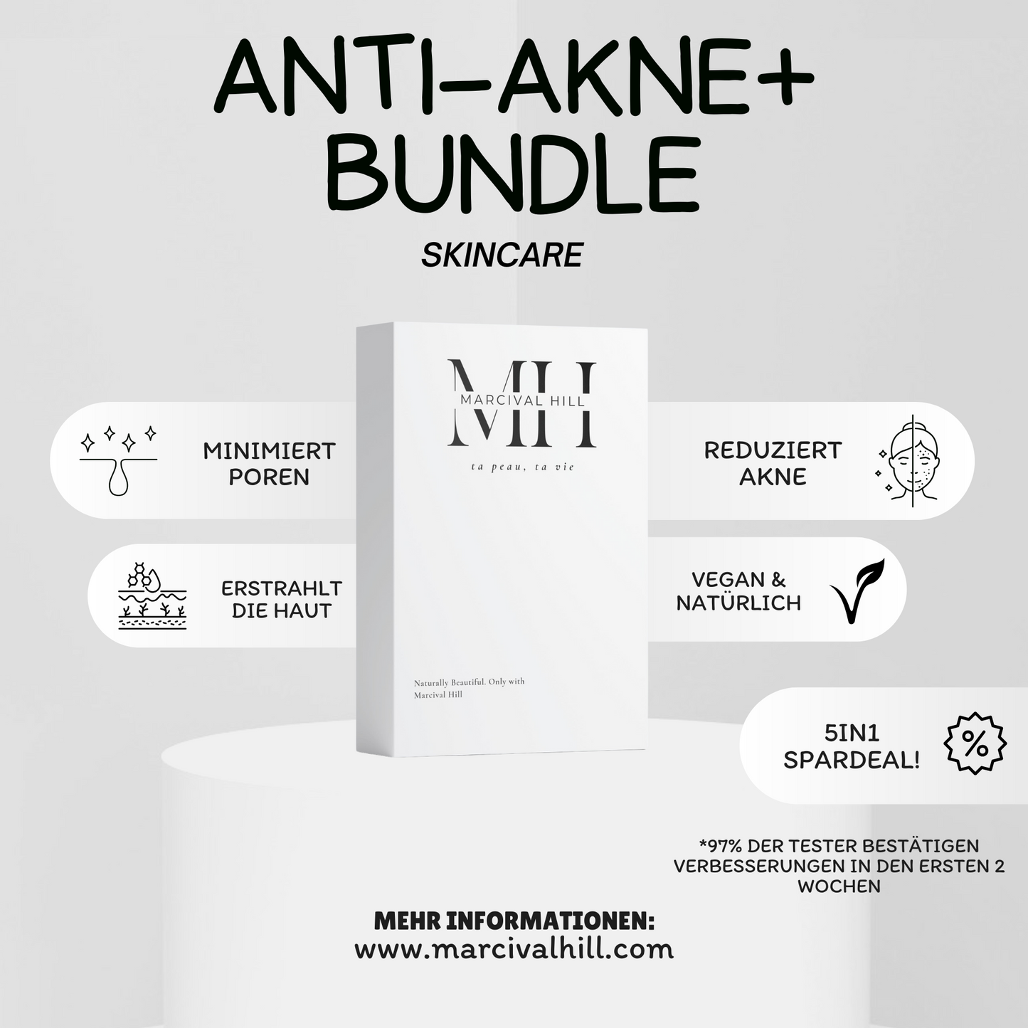 Anti-Acne+ Skincare Bundle (Clear Skin in 2 Weeks) - Marcival Hill