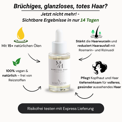 Marcival Hill Strength & Growth Rosemary Hair Oil